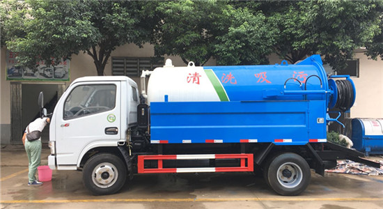 東風清洗吸污車︱6噸清洗吸污車圖片