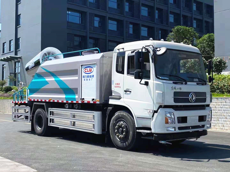 東風(fēng)天錦純電動(dòng)10噸抑塵車(chē)