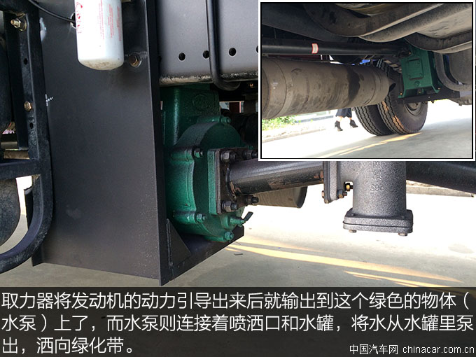 城市綠化好助手 東風(fēng)153綠化噴灑車評(píng)測(cè) 上裝篇 專用車