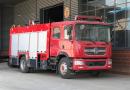 藍(lán)牌東風(fēng)多利卡D9_8方水罐消防車哪里賣_廠家直銷_多少錢一輛